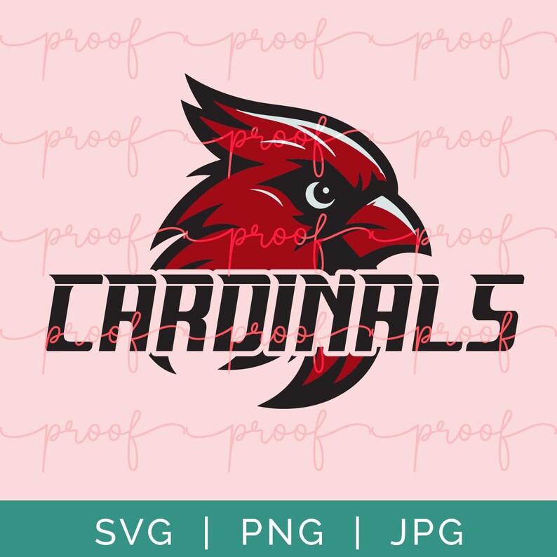 Cardinal PNG | School Spirit | Sublimation Design | DTF | Digital ...