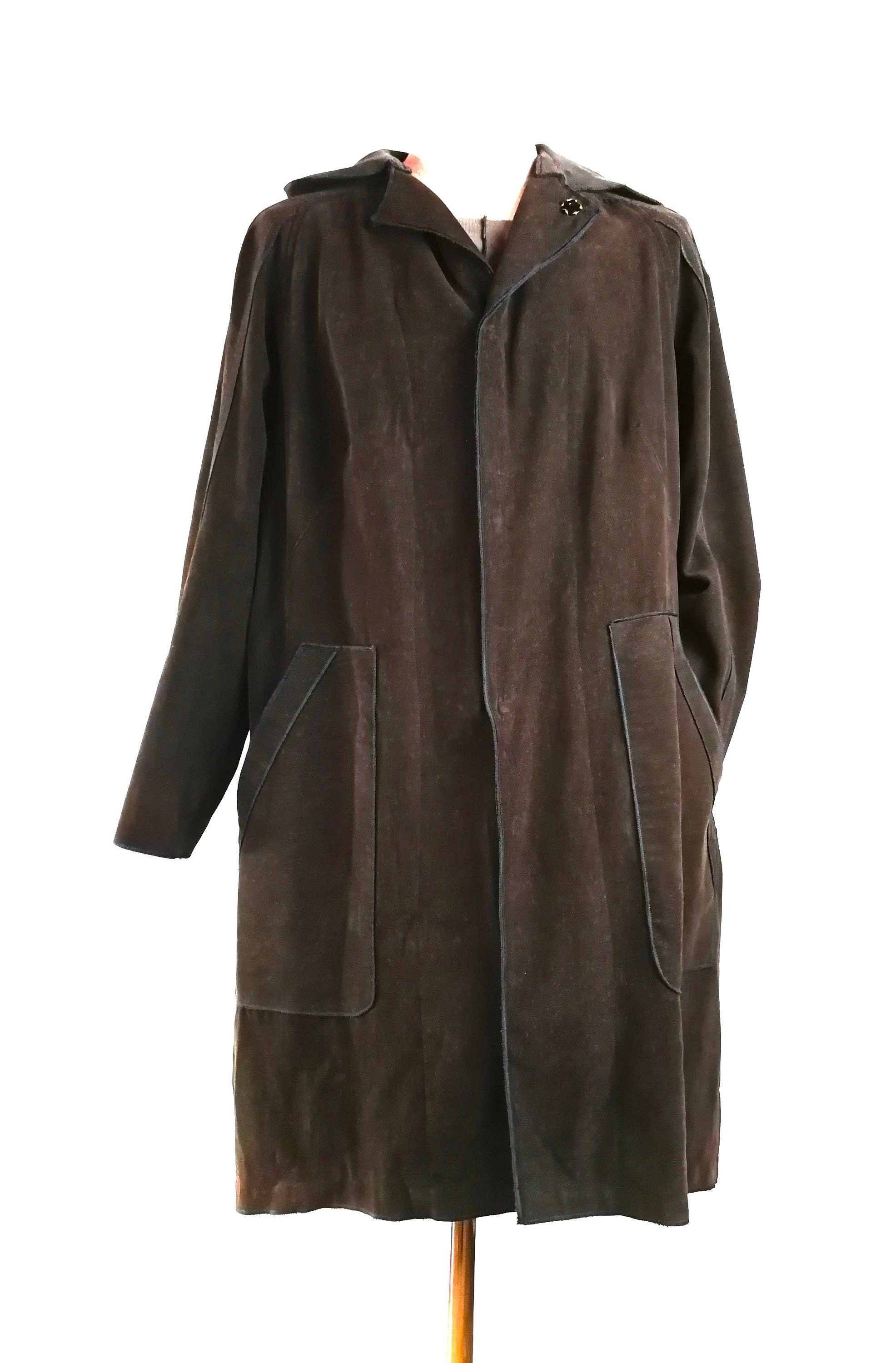 Trench marrone uomo Clearance