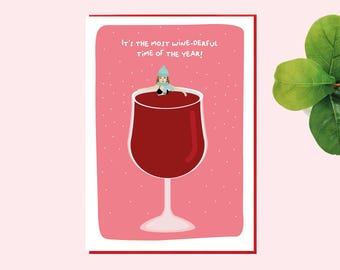 Funny serving suggestion Christmas Card
