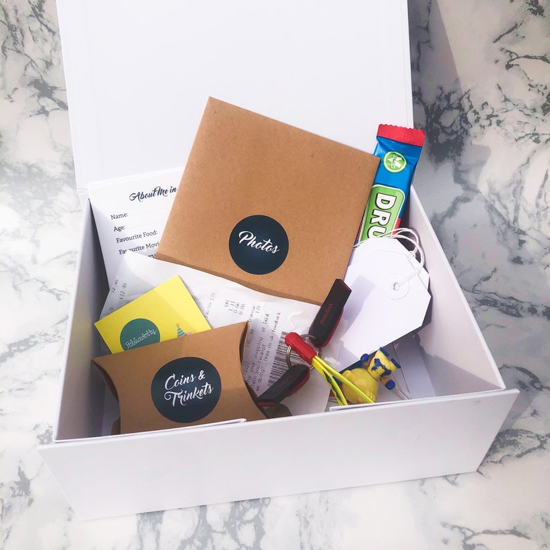 DIY mini time capsule kit perfect wanderlust birthday gift