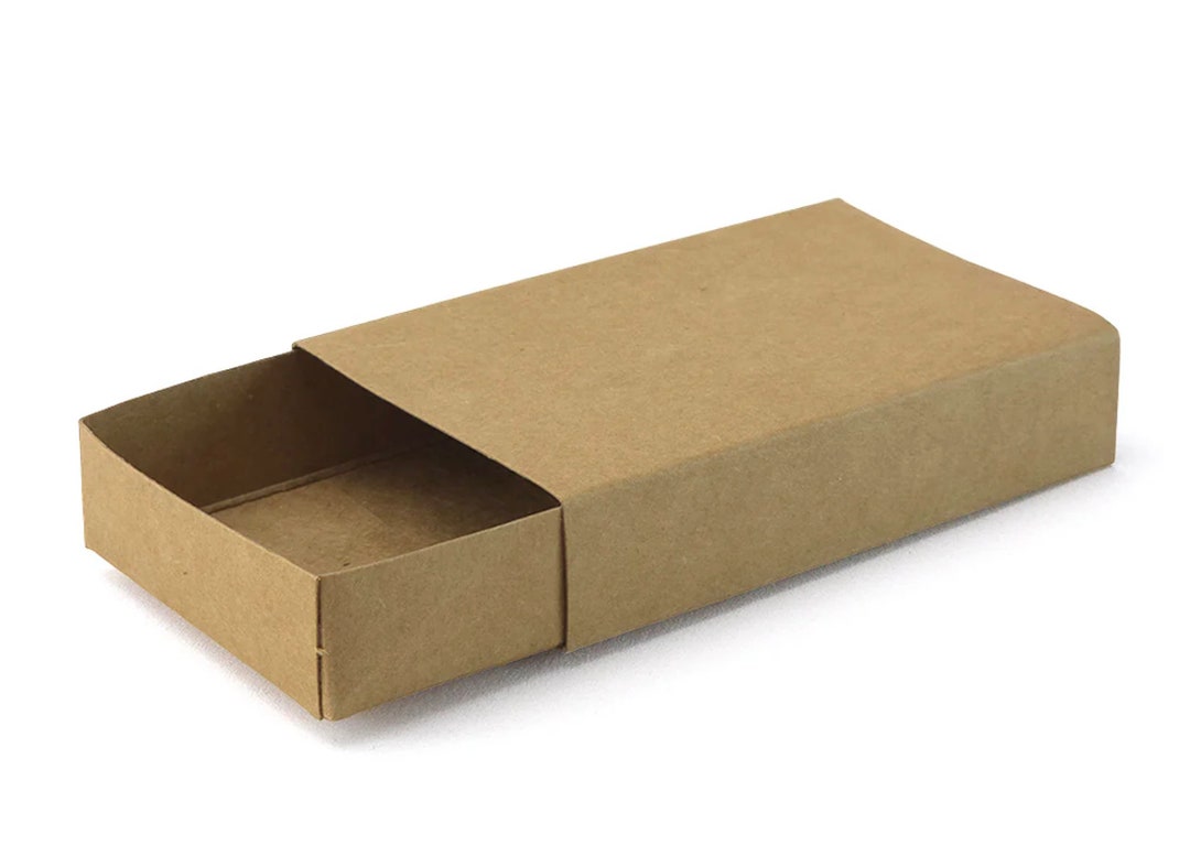 Kraft Matchbox, No Glue Needed, for Gifting and Crafts - Etsy