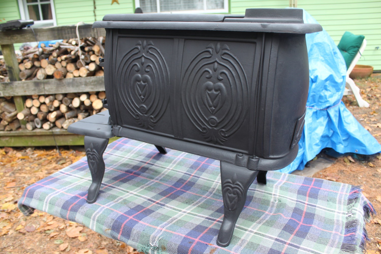 REDUCED 1800s 1876 Northland Box Cast Iron Wood Burning Stove Etsy
