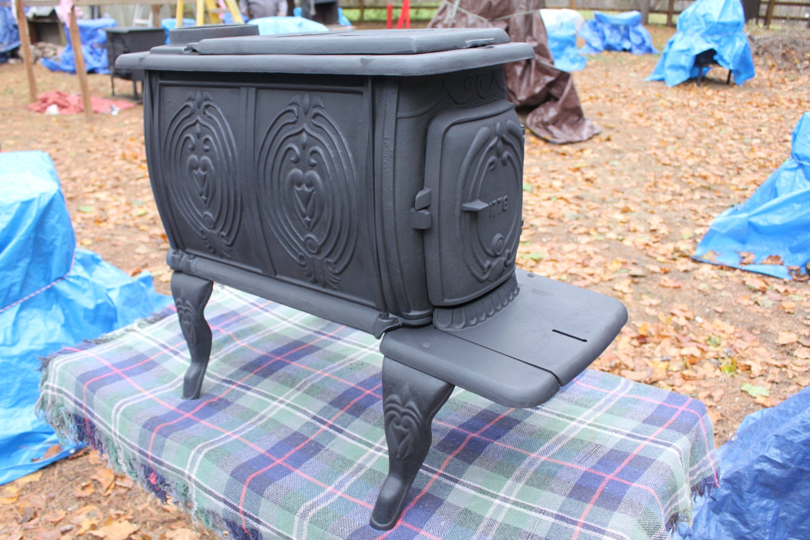 REDUCED 1800s 1876 Northland Box Cast Iron Wood Burning Stove Etsy