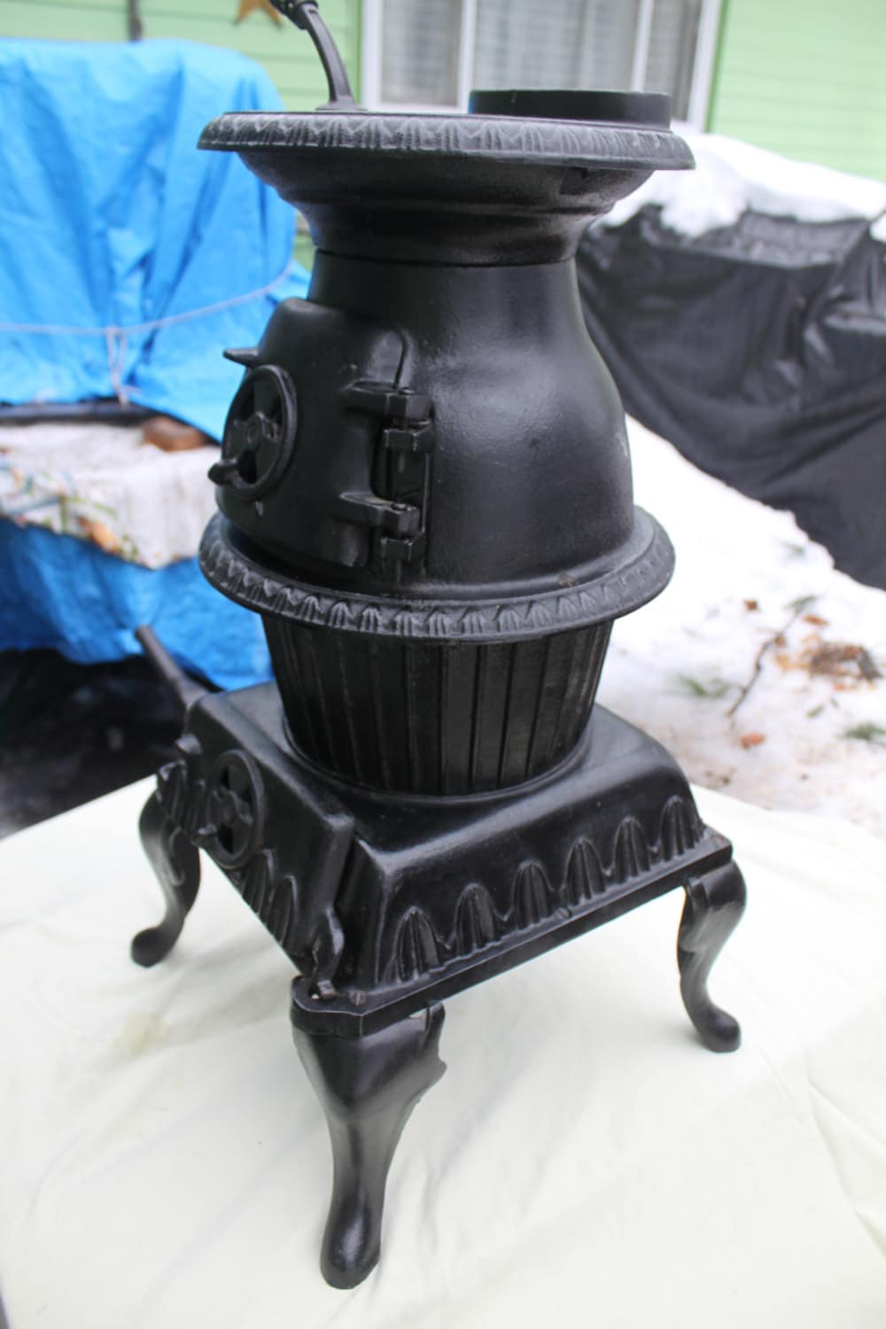 REDUCED Antique King Pot Belly Wood & Coal Stove S300. 1917 Etsy