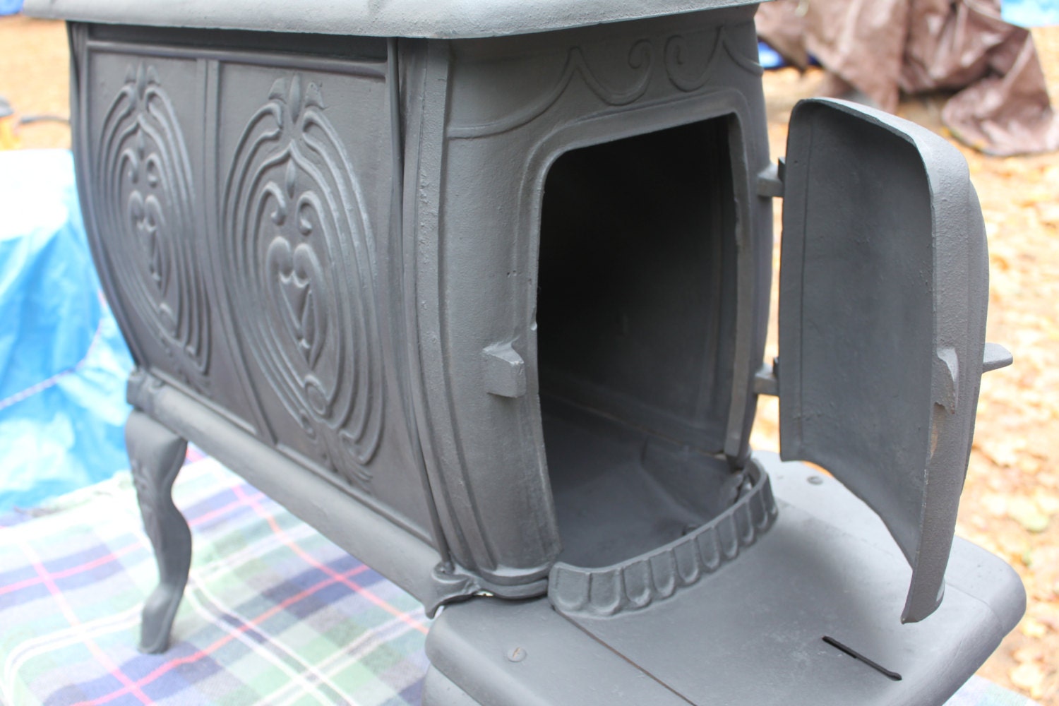 REDUCED 1800s 1876 Northland Box Cast Iron Wood Burning Stove Etsy