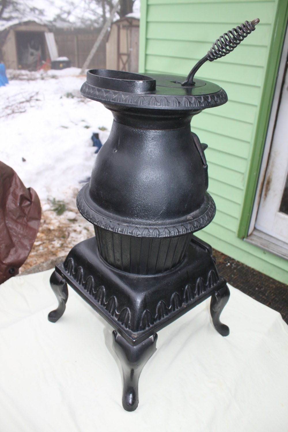 REDUCED Antique King Pot Belly Wood & Coal Stove S300. 1917 Etsy