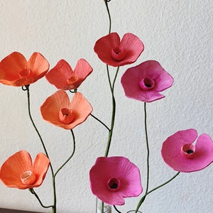 Papieren bloemen pompons Cherry Blossom 25cm (2st