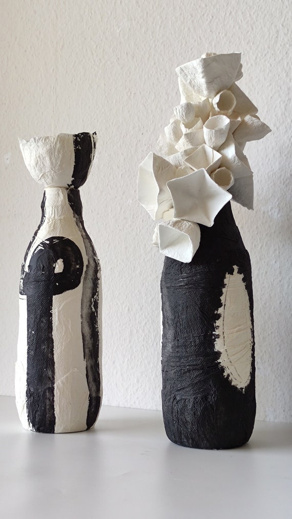 Paper mache vases deals