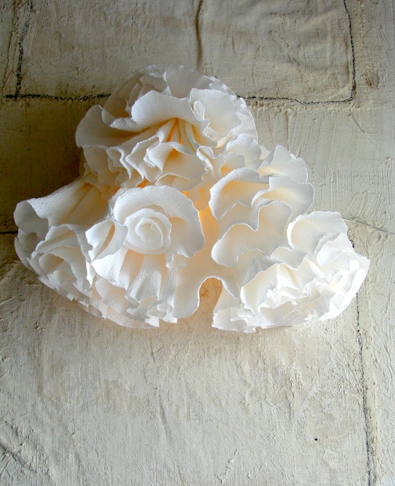 sale 20 off paper light paper sculpture handmade paper etsy paper sculpture flower