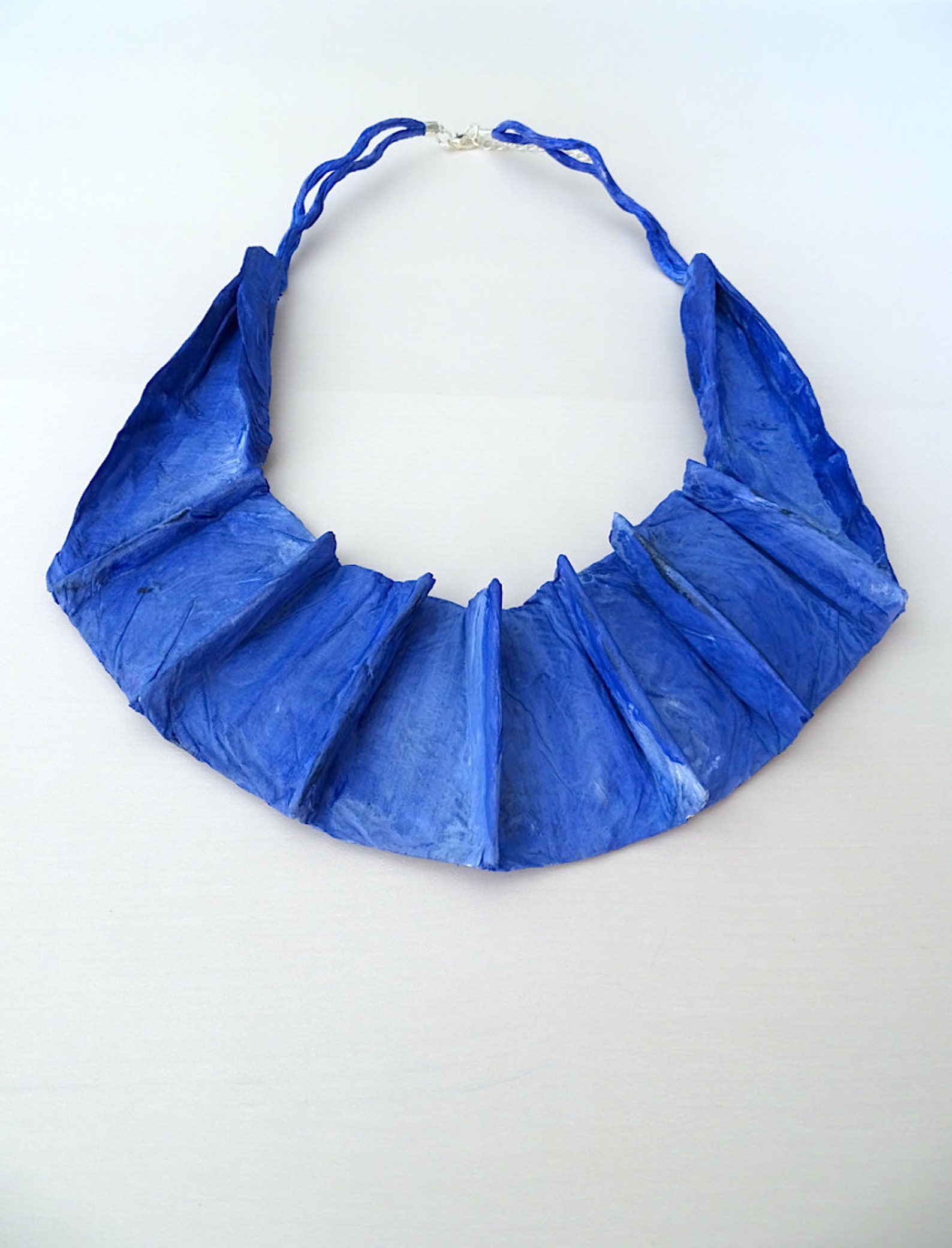 Paper Mache Jewelry Set Statement Necklace Statement Etsy