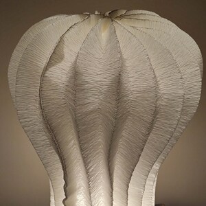 1 Mushroom Paper Lamp, Paper sculpture , Art Decoration, home interior, paper lantern image 8