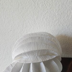 Paper sculpture , Home decor, White Snail Desk Paper Lamp, Paper Art Decoration, home interior, organic marine form. image 7