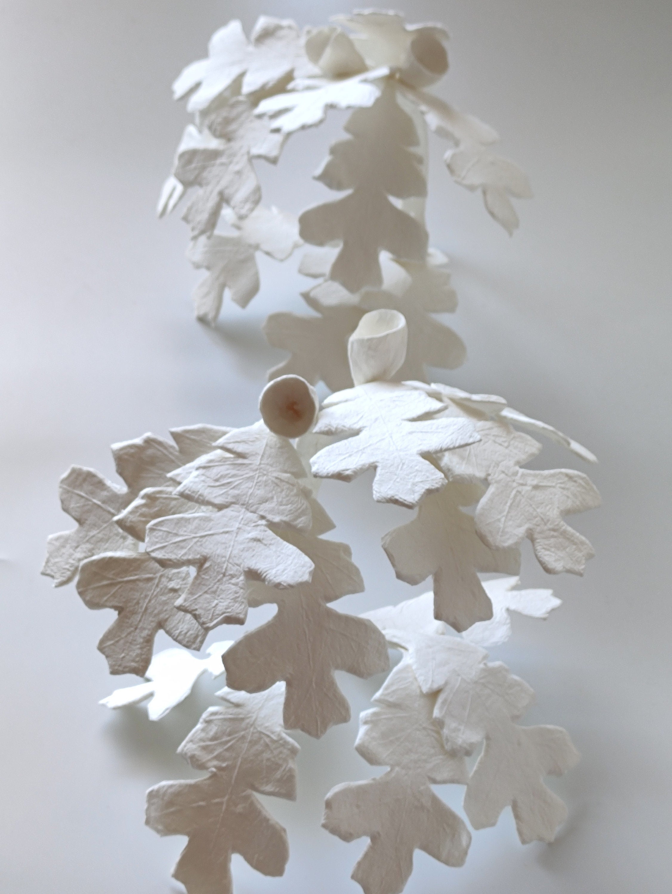 Escultura lámpara de papel maché blanco - Serax