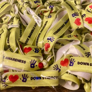 Down Syndrome Awareness hair tie