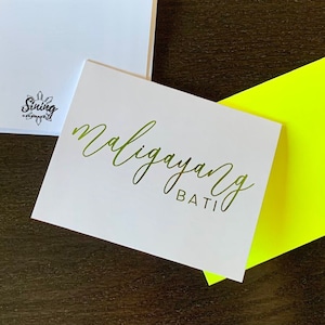 Birthday Day Card | Filipino Birthday Day Card | Maligayang Bati | Tagalog Greeting Card