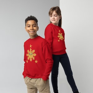 Filippijnse zon kindersweater | Filippijnse stersweater | Pinoy kindertrui | Unisex kindercadeau