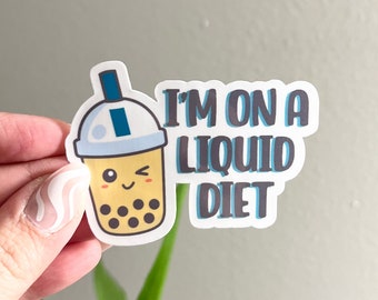Boba Sticker | Kawaii Sticker | Bubble Tea Sticker | Vinyl Sticker | Waterproof Sticker