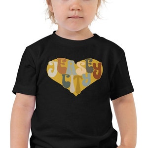 Jersey City Toddler Short Sleeve Tee / I Love Jersey City T-Shirt / Kid Short Sleeve Shirt / New Jersey Kid / Child gift / Kids Clothes