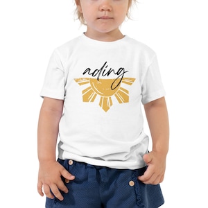 ADING Toddler T-shirt | Tagalog Toddler Shirt | Filipino Sun | Philippines Child Gift | Kids Clothes