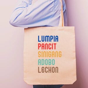 PINOY BURGER - Filipino Food (Tote Bag) main image 1