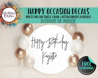 Custom Door Decals Vinyl Stickers Multiple Sizes Happy Age Birthday Girl Name Birds Lifestyle Happy Birthday Signs Outdoor Luggage & Bumper Stickers for Cars Black 27X18Inches Set of 10 Custom Door Decals Vinyl Stickers Multiple Sizes Happy Age Birthday Girl Name Birds Lifestyle Happy Birthday Signs Outdoor Luggage & Bumper Stickers for Cars Black 27X18Inches Set of 10