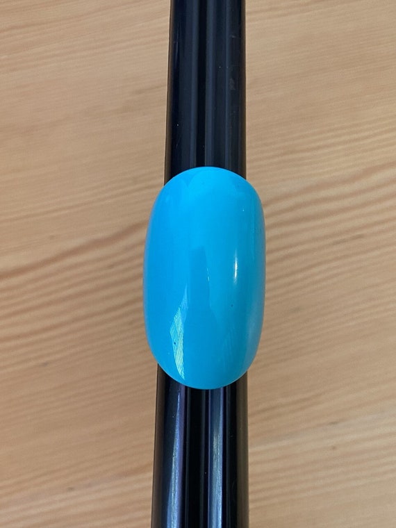 Blue Lucite Ring,Statement Ring,Hanukkah Gift,Val… - image 7
