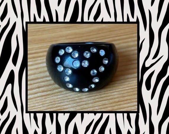 Mickey Mouse Ring,Disney Collectable Ring,Black B… - image 1