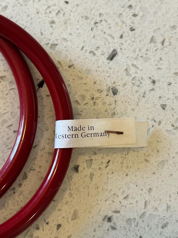 Red Bangle Lot,Thin Red Bangles,Red Fall Bangles,… - image 3