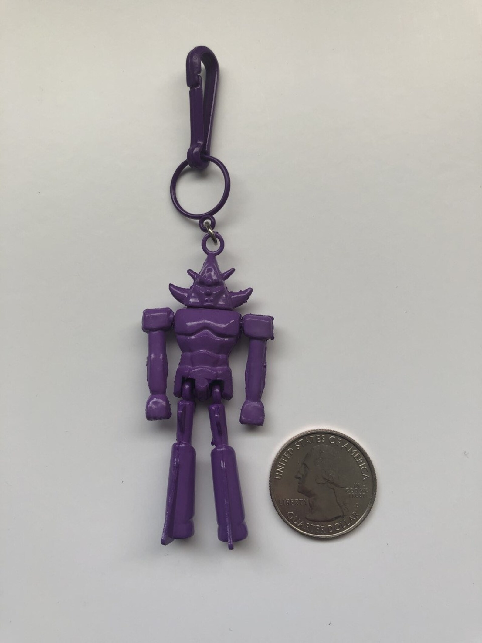 Bell Charm Robot Charm Plastic Robot Retro Robot Purple Etsy