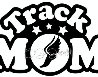 Track Mom Svg Etsy