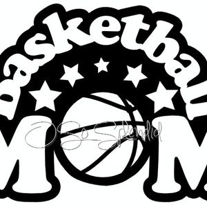 Basketball Mom SVG files for Crafters image 1