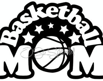 Basketball Mom SVG files for Crafters