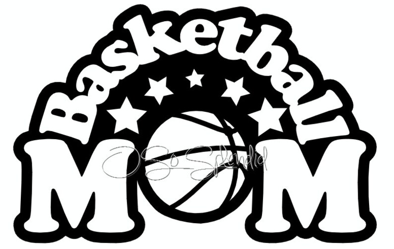 Basketball Mom SVG files for Crafters image 1