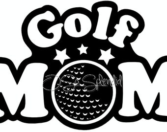 Golf Mom SVG files for Crafters