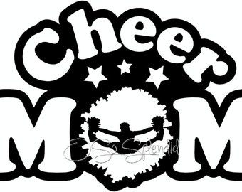 Cheer Mom SVG files for Crafters