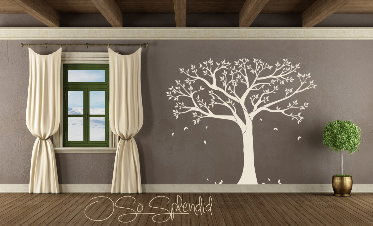 Large Family Tree of Life wall decal vinyl wall sticker Etsy