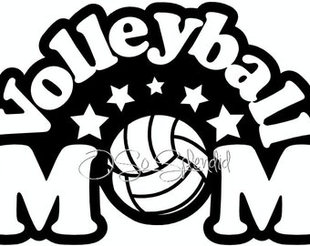 Volleyball Mom SVG files for Crafters