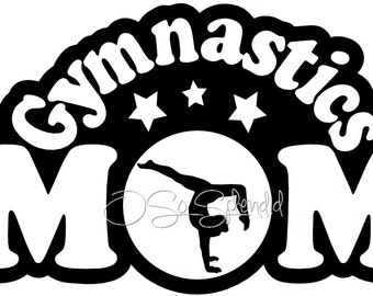 Gymnastics Mom SVG files for Crafters