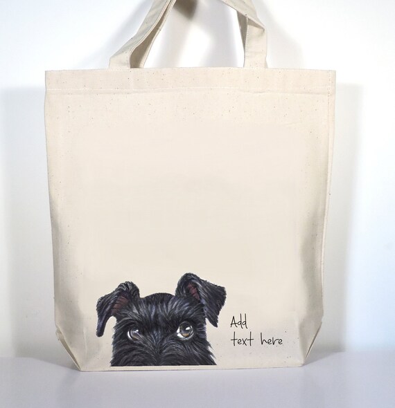 schnauzer tote bag