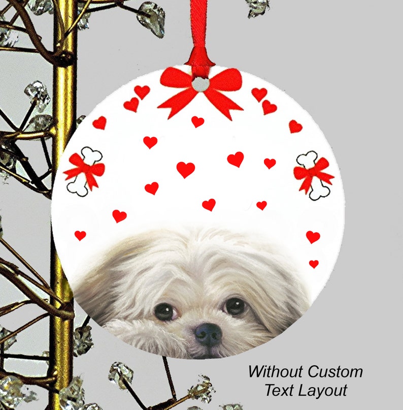 Schitzu christmas ornaments