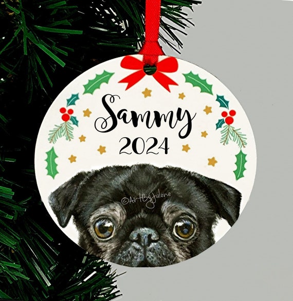 Pug Face Cover - Holiday Pug Face Cover - Holiday