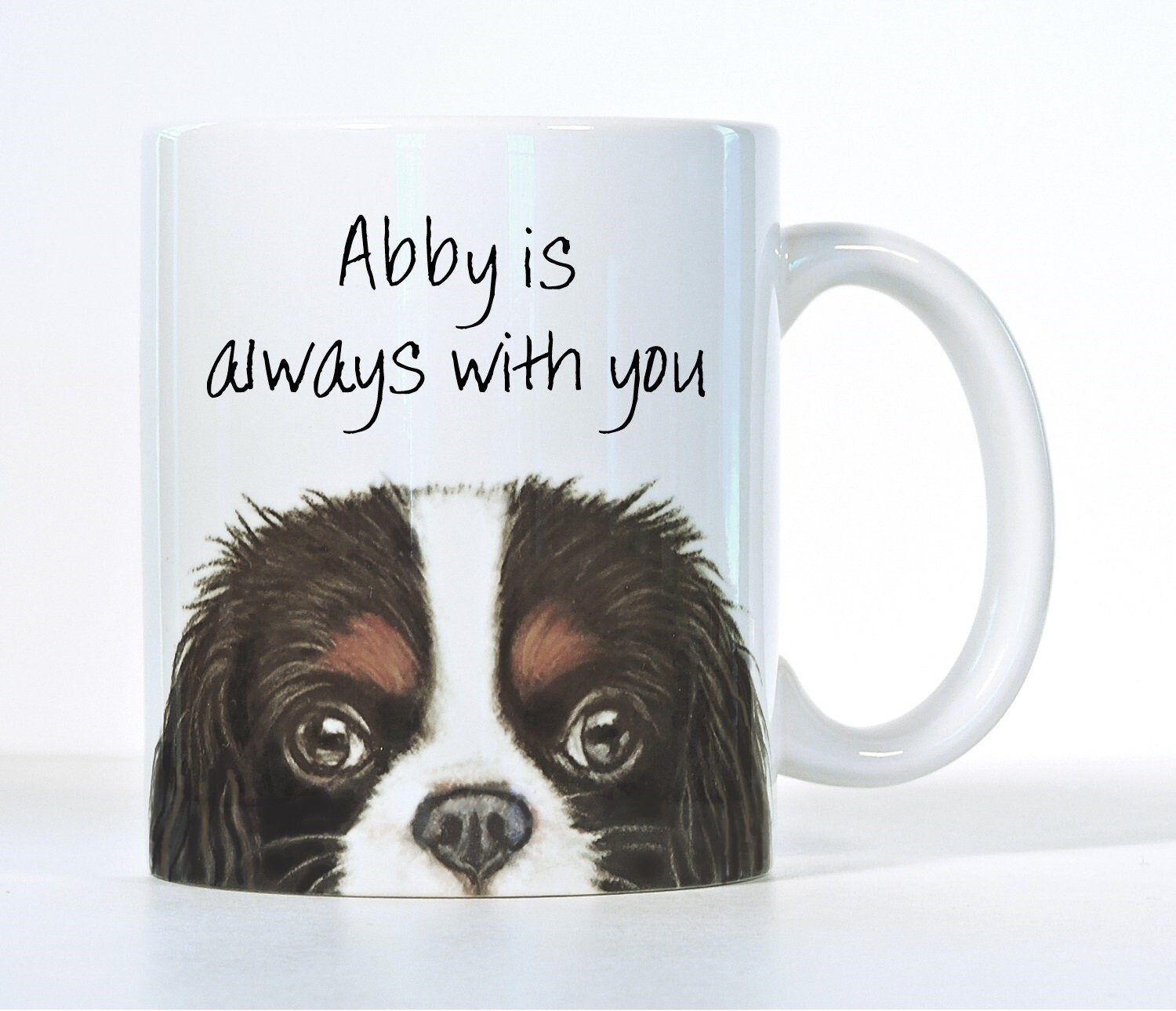 Cavalier King Charles Reusable Coffee Cup - Tri Cavalier King Charles Reusable Coffee Cup - Tri