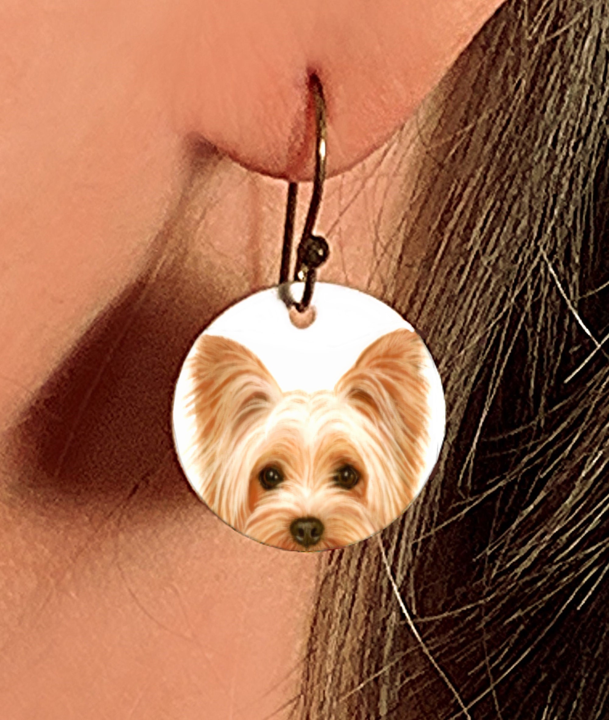 Yorkshire terrier best sale earrings