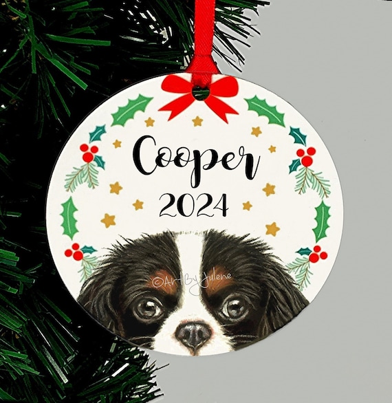 2 Piece Cavalier King Charles Spaniel Long Tee PJ Set - Black & Tan Cav 2 Piece Cavalier King Charles Spaniel Long Tee PJ Set - Black & Tan Cav