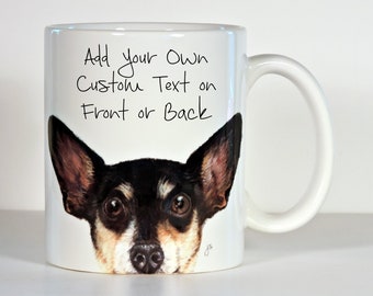 Rat Terrier Mug, Personalized Rat Terrier Gift