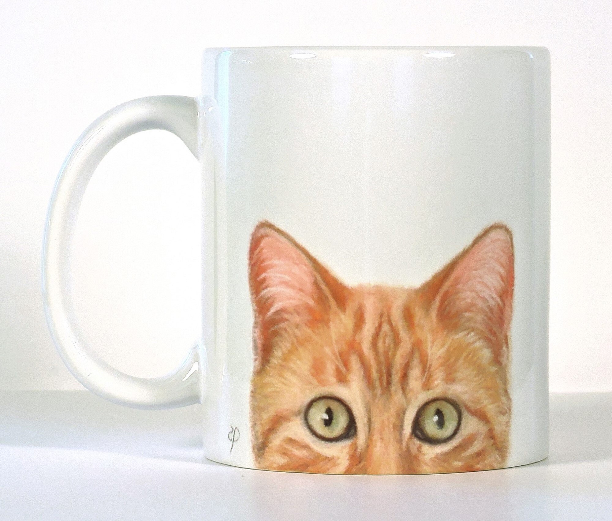 Mug Tigre 3D Jaune Orange - Style Jungle Kitsch - Cadeau Original - Occasion