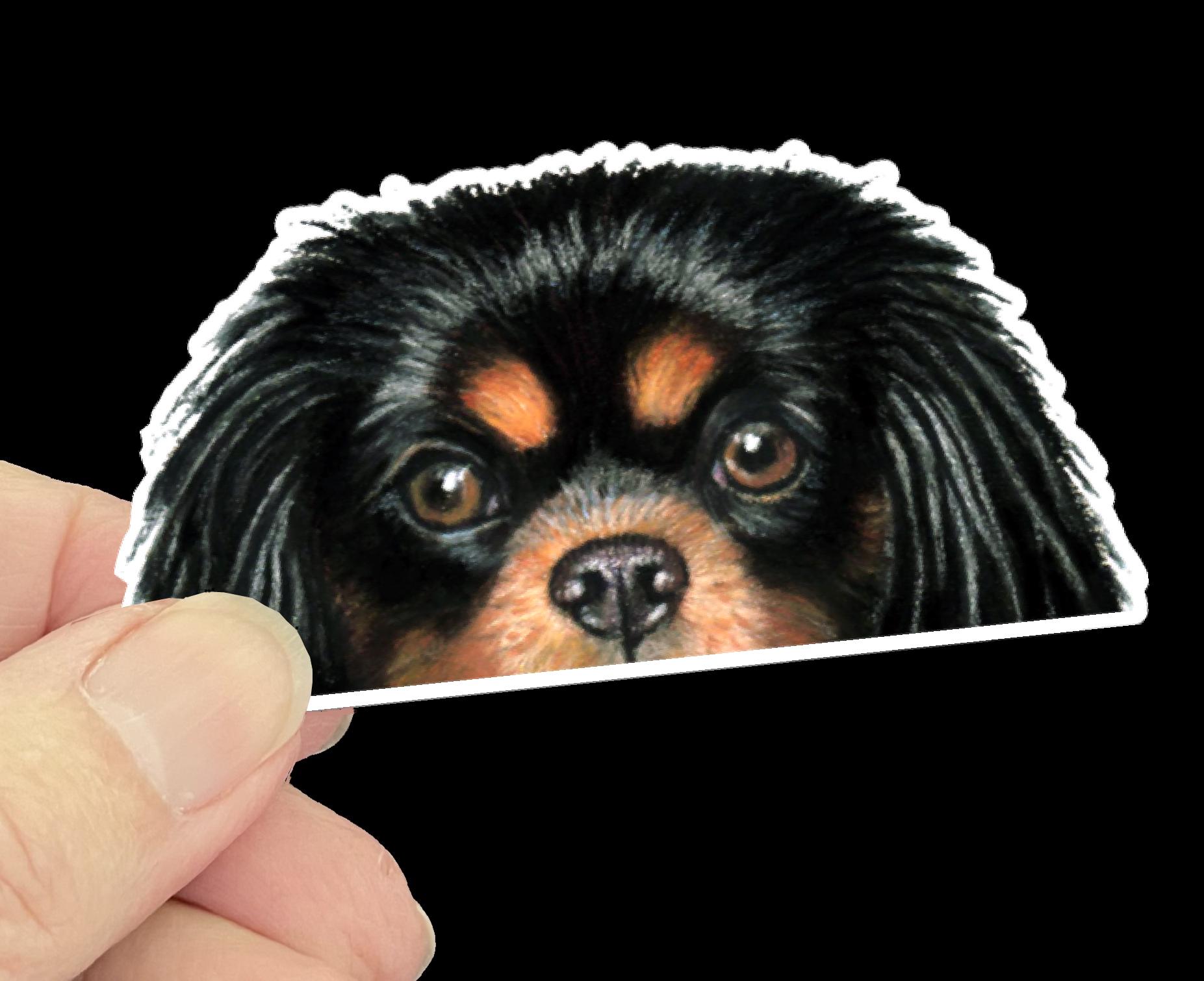 Cavalier King Charles Spaniel Stickers, Four Cavalier Colors - Etsy