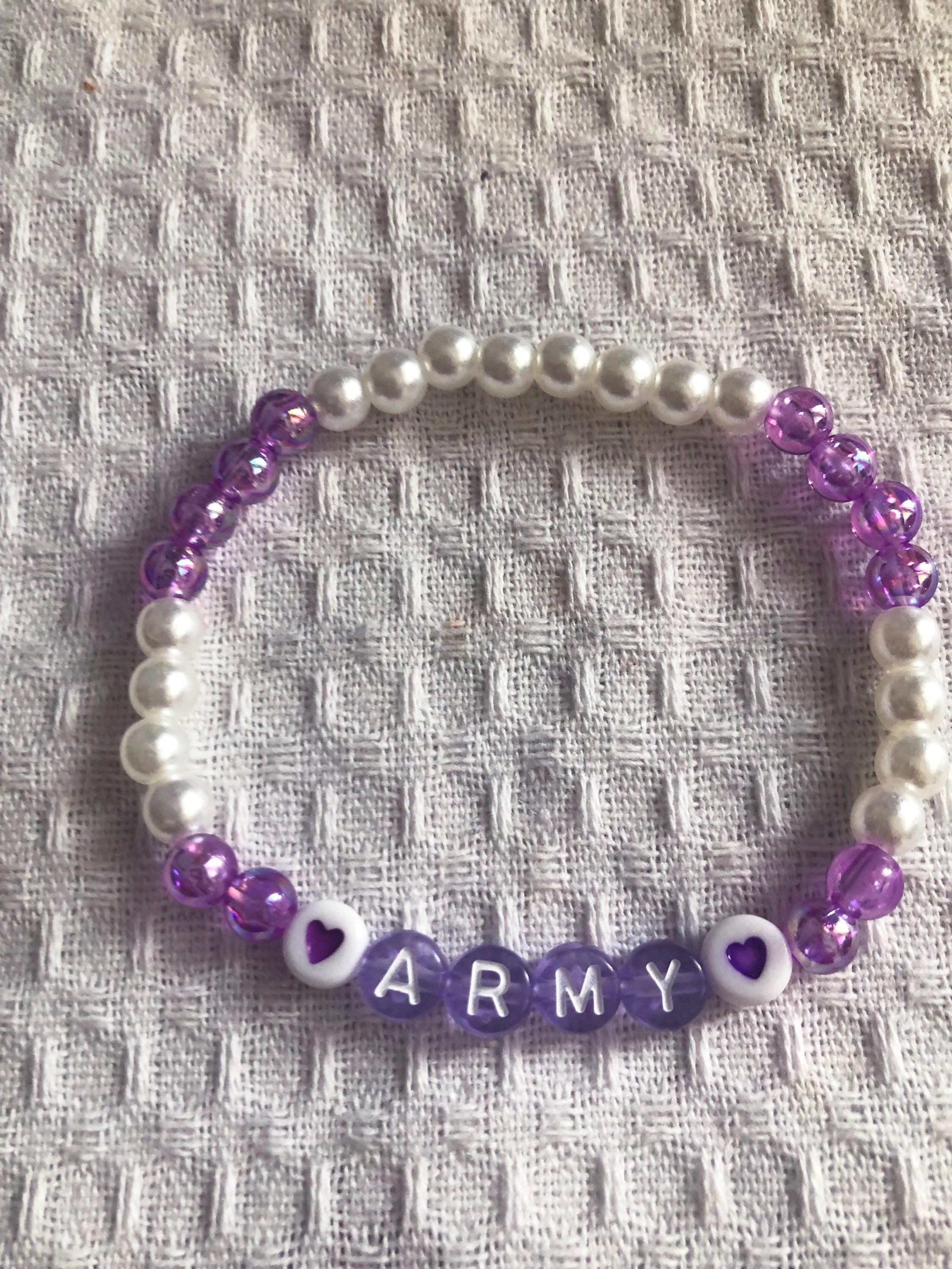Bts army friendship bracelet - Etsy 日本