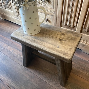 Rustic Wood Table / Stool