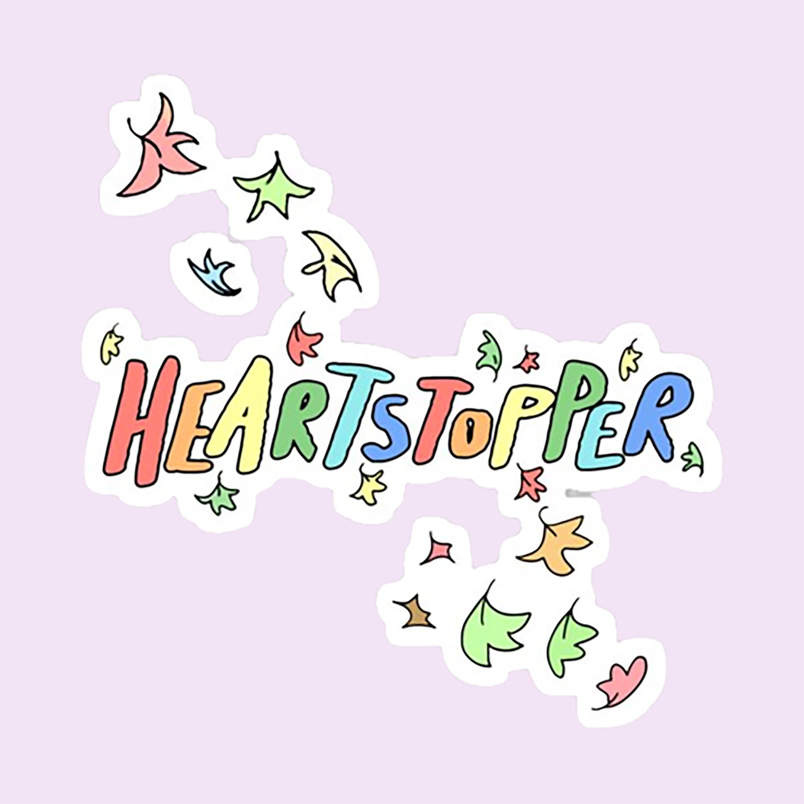 Heartstopper Rainbow Sticker Heartstopper Leaves Sticker Etsy